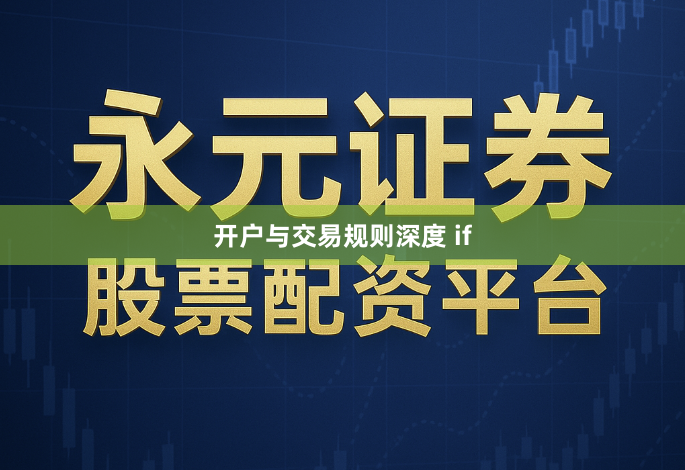 开户与交易规则深度 if