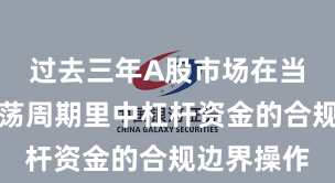 过去三年A股市场在当前宽幅震荡周期里中杠杆资金的合规边界操作